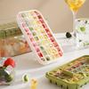 Ice Cube Trays with Bin Ice Shovel 100/200 Cavity Stackable Ice Molds for Freezer One Click Press Easy Release Ice Maker for Cocktails Whiskey Juice