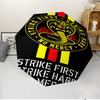 Cobra Kai Fashionable Automatic Opening/Closing Folding Umbrella. Portable and Foldable, Ideal for Gift, Travel, and Daily Use.