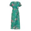 Womens/Ladies Crane V Neck Wrap Dress