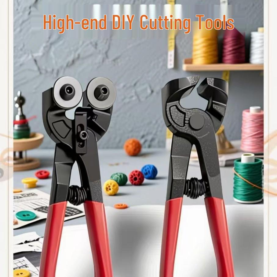 

Mosaic Round Mouth Double Wheel Pliers - DIY Tile & Glass Cutter Glass Flat Mouth Pliers