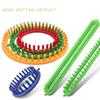 Knitter Round Knitting Loom Craft Yarn Kit Crochet Hooks Knitting Needles Hat Scarf Shawl Sweater Sock Blankets DIY Tool