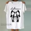 Deftones Grunge Skull Graphic Unisex White T-shirt Size S-5XL