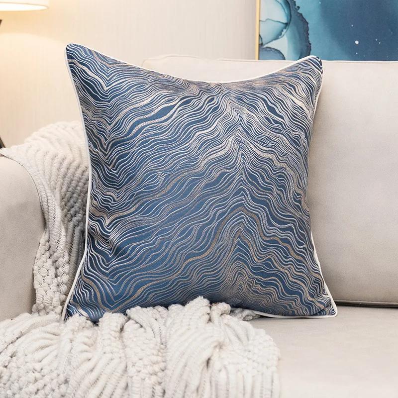 Luxury Sofa Cushion Pillow Nordic Style European Luxury Pillow Model Room Villa Living Room High Grade Pillow Case