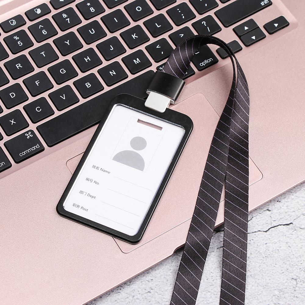 Waterproof Bus Pass Case Cover School Office Supplies Badge Holder Credit Card Holder ID Card Case