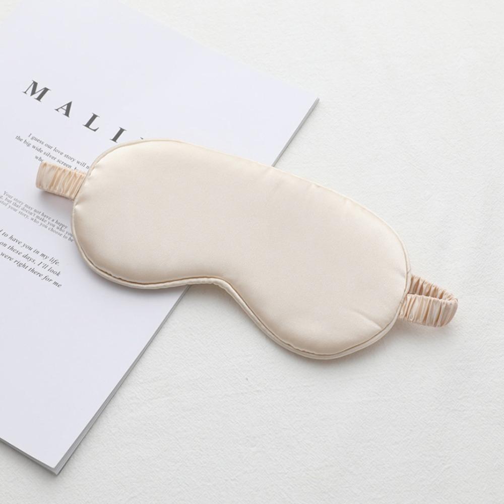 Polyester Sleep Mask Breathable Double Sided Breathable Eye Mask Multi-Color Sleep Shading Simulation Silk Eye Mask Office Nap