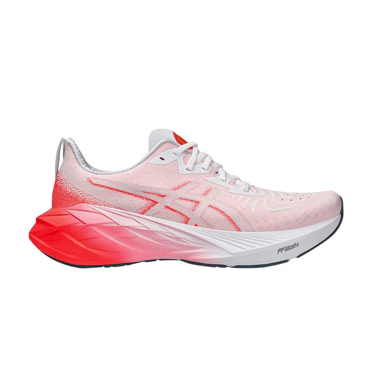 Hakaone Ekiden X ASICS Novablast 4 White Sunrise Red Men Sneakers 1011B845-100