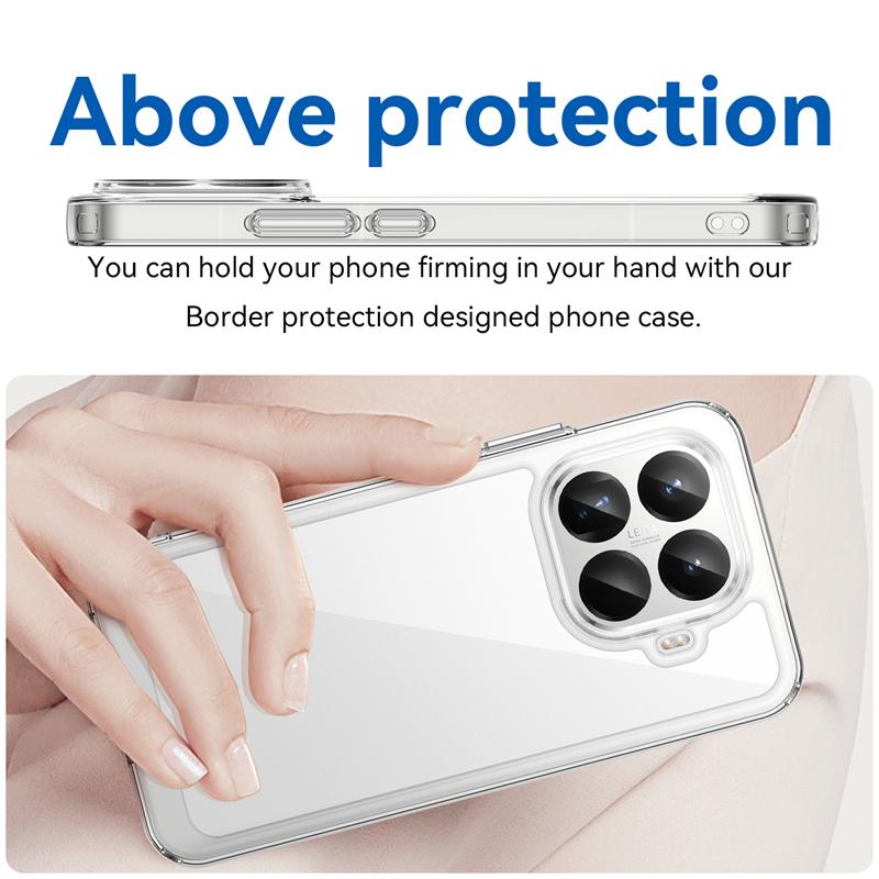 Per Xiaomi 17T Pro Custodia Trasparente Lusso Silicone PC Protettore TPU Cover Antiurto Xiaomi 17T Pro Custodia Xiaomi 17T Pro Custodia