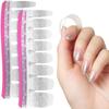 INCOCO Nail No Cure Break the Ice Silver for Hands and Pedicure Stickers, Easy-to-Apply Manicure, Required, Glitter, Feet, Quick-Drying,