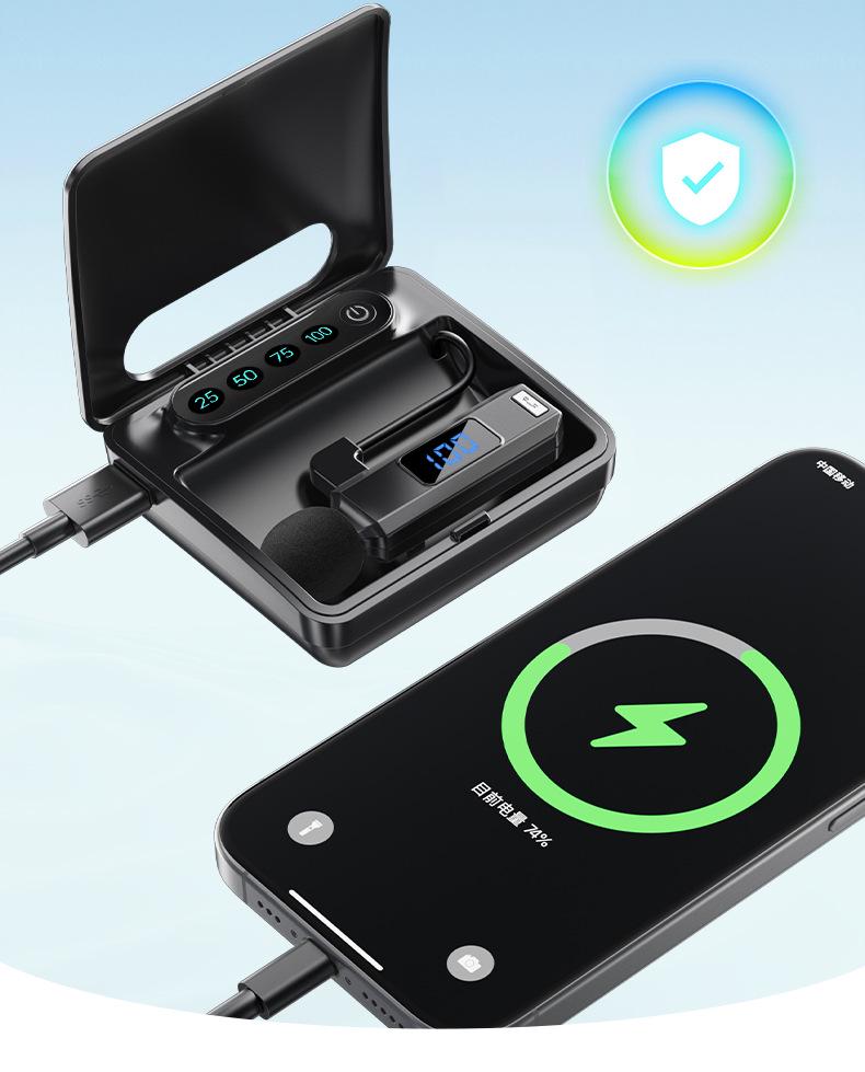 M1 Clip-on Wireless Bluetooth Earphones with Digital Display and Long Battery Life for Sports, Business, and More