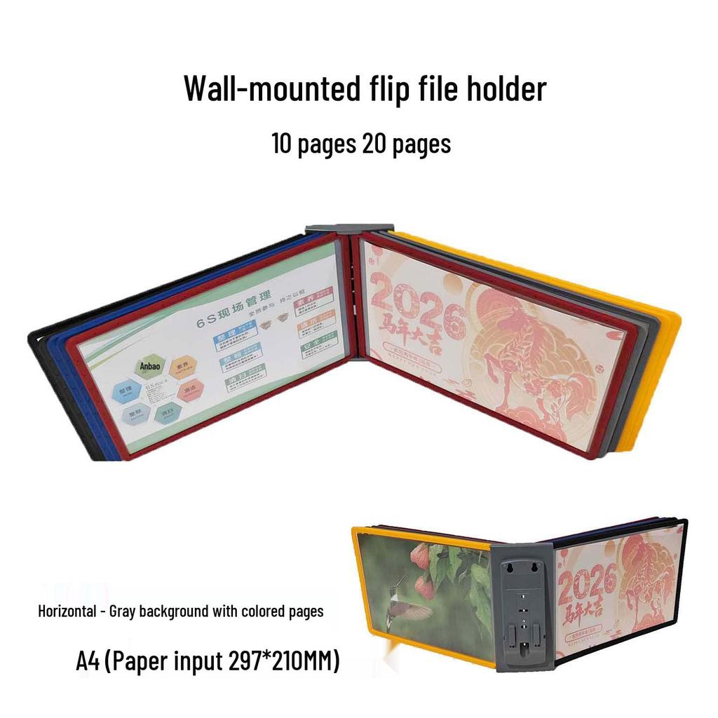 Rotating A4 Desktop File Holder and Display Stand