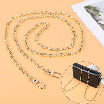 120cm Metal Purse Chain Strap Crossbody Bag Replacement Straps for Wallet Shoulder Handbag Belt DIY Bags Handmade Accessories