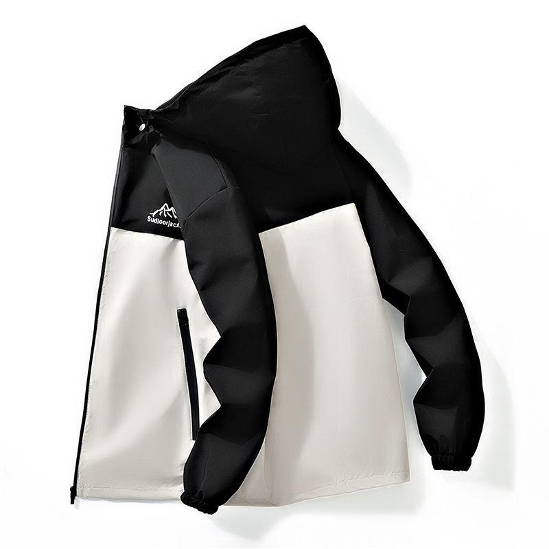 Men's Trendy Hooded Jacket for Teens - Lightweight Spring/Autumn Casual Coat