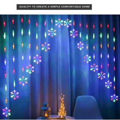 Christmas Inverted V Snow Curtain Lamp Decoration Lamp European Regulation