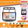 Autorádio Pro Peugeot 307 2001-2008 Navigace GPS Palubní kamera Carplay Autorádio Multimediální přehrávač 5G Wifi IPS obrazovka