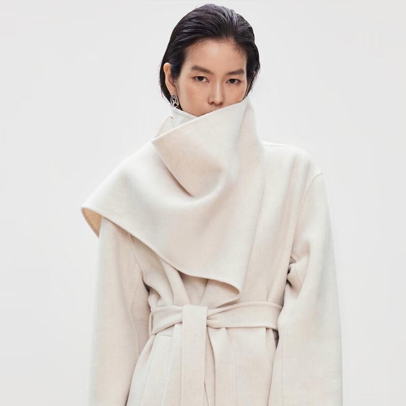 ONLY Women's 2025 Winter Wool Blend Loose Long Coat