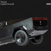 1/32 Tesla Truck Cyber Juguete Camioneta Pick-up Modelo de Camión de Aleación Coche de Metal Fundido a Presión Vehículos Todoterreno Modelo de Coche Sonido Luz Coche Regalos para Niños