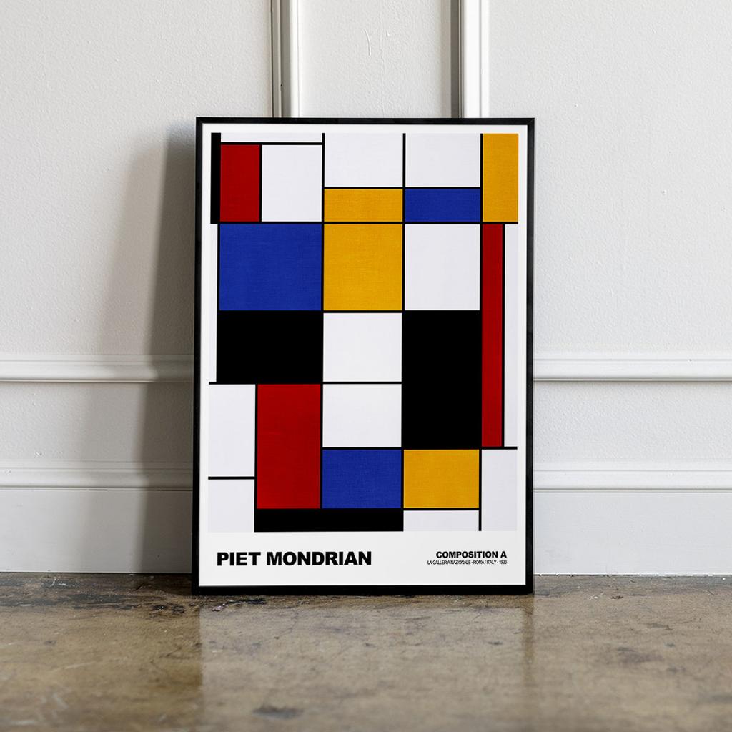 Plakat bauhaus mondrian