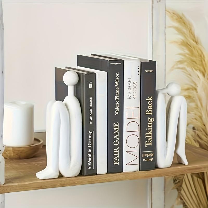 Moderne minimalistische abstrakte geometrische Buchstützen Hochwertige Weinregal-Dekoration