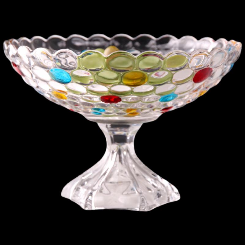 Flavinmci European Crystal Glass Fruit Plate