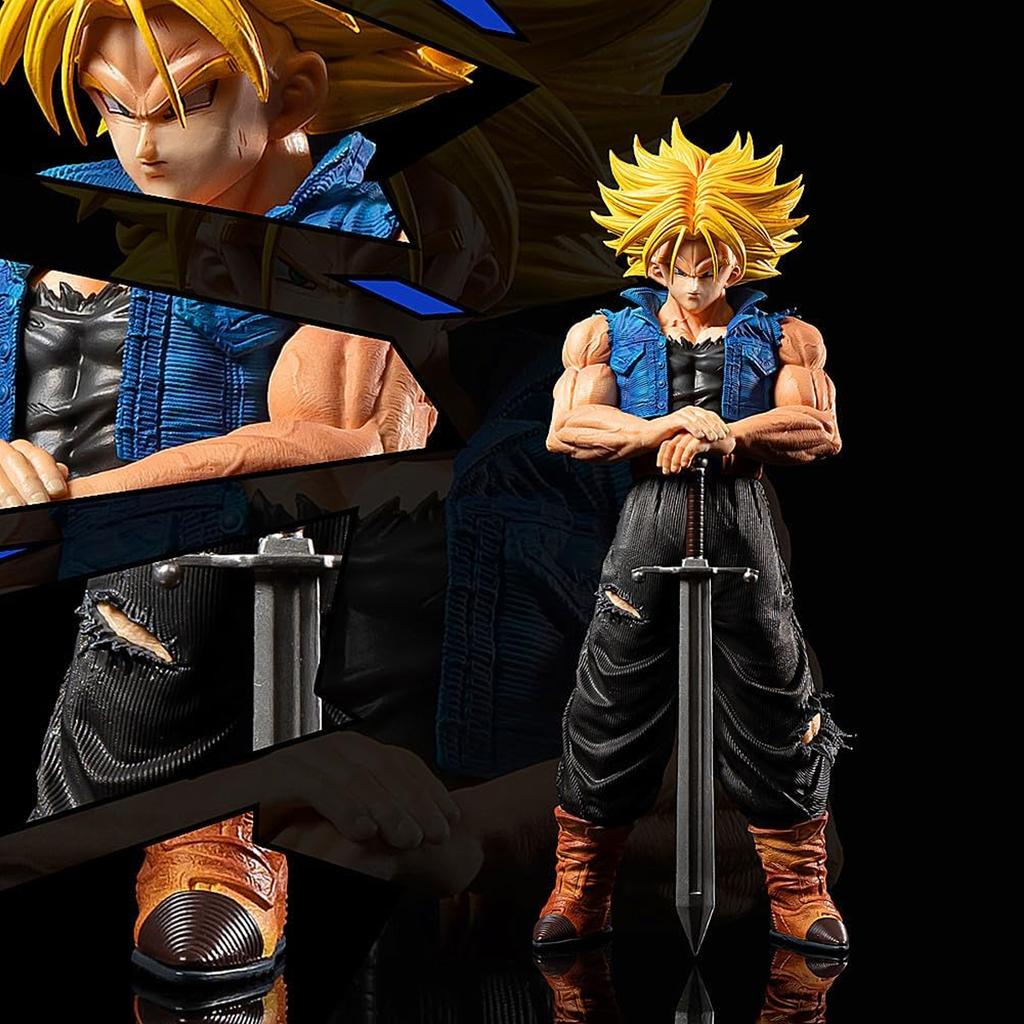 25cm/9.8in Anime Dragon Ball Z Figure Trunks Action Figures DBZ Figurine Statue Collection Model Toys Gifts