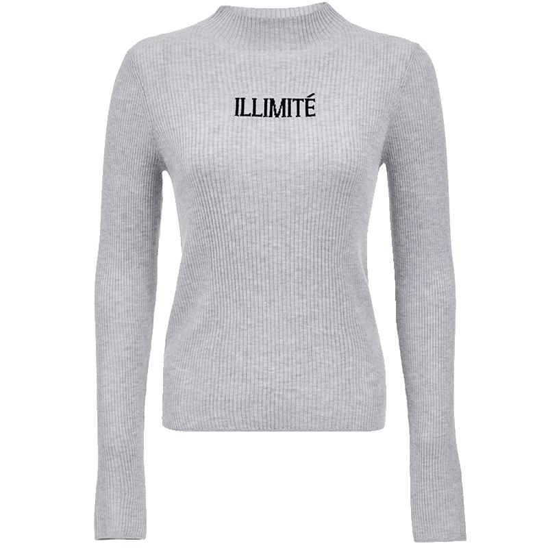 

ONLY Women s Elegant Letter Knit Top L