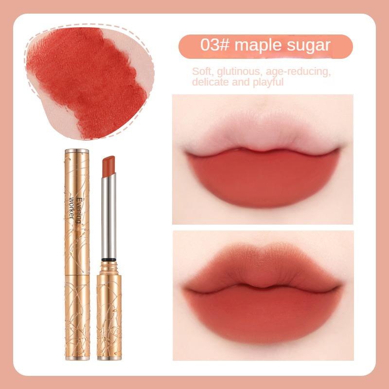 Freches Antihaft-Tassen-Lippenstift Samtmatt Langanhaltend Antihaft-Make-up Nicht Leicht Zu Verblassen Matter Lippenstift