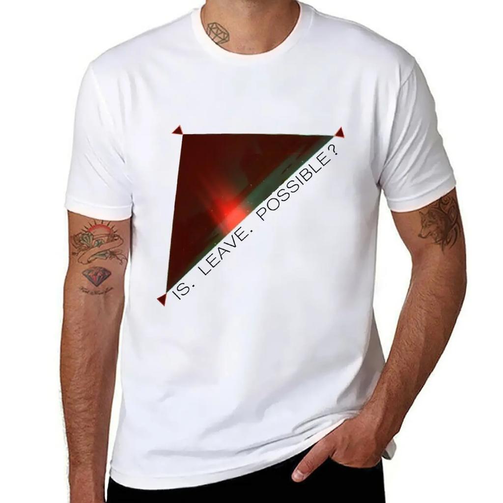 IS LEAVE POSSIBLE TShirt korean fashion vintage anime shirt cotton graphic tees mens graphic tshirts funny
