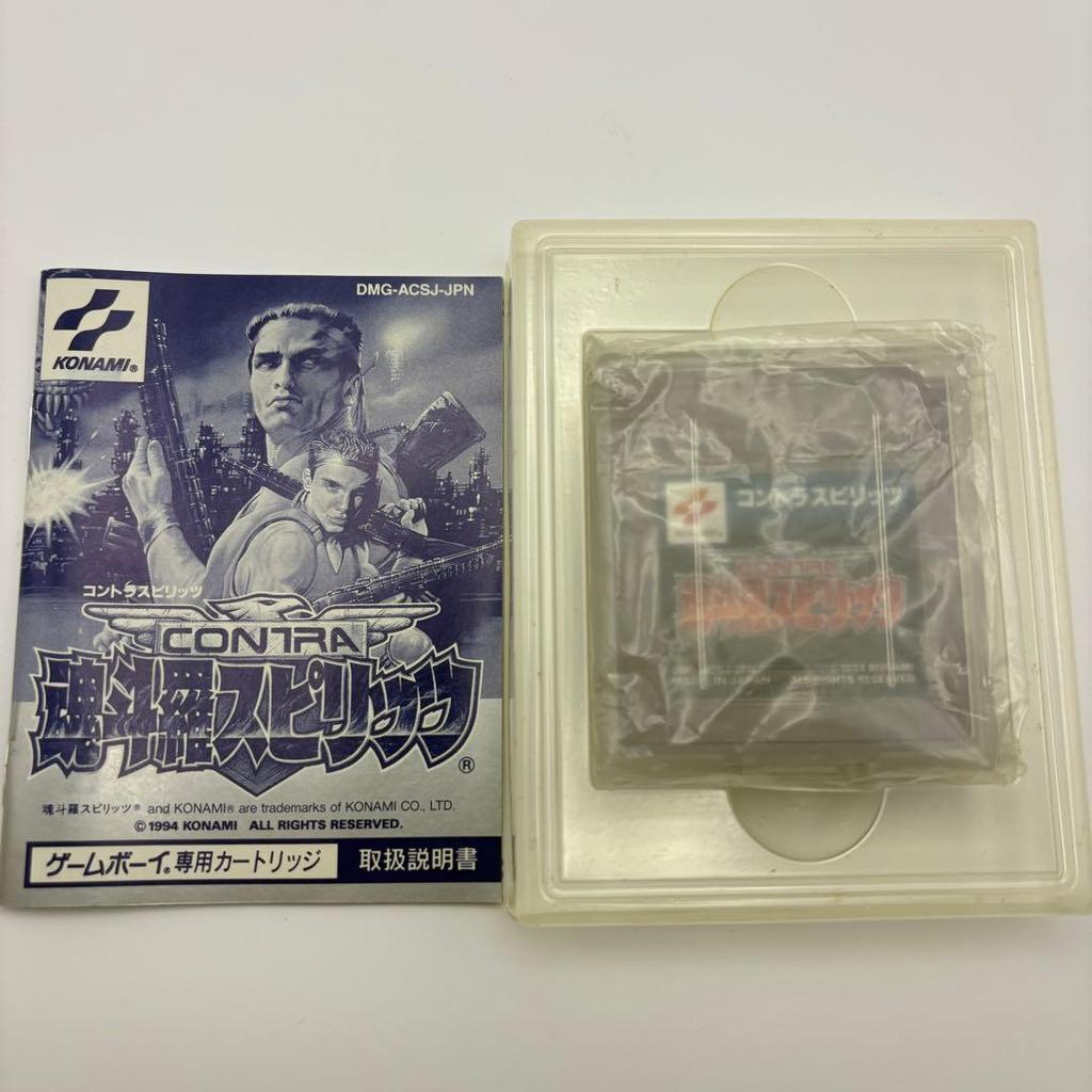 Used Contra Spirits Game Boy KONAMI GB Konami With Manual