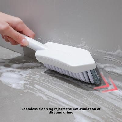 Gap Brush, Bathroom Tile Floor Brush, No Blind Spots, Household Corner Gap Brush, Hard Bristle Toilet Cleaner, Triangular Floor Joint Brush