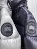 High-End Unisex Red Goose Down Hooded Jacket - Cold-Resistant, Thickened Puffer Coat, Trendy Black Label.