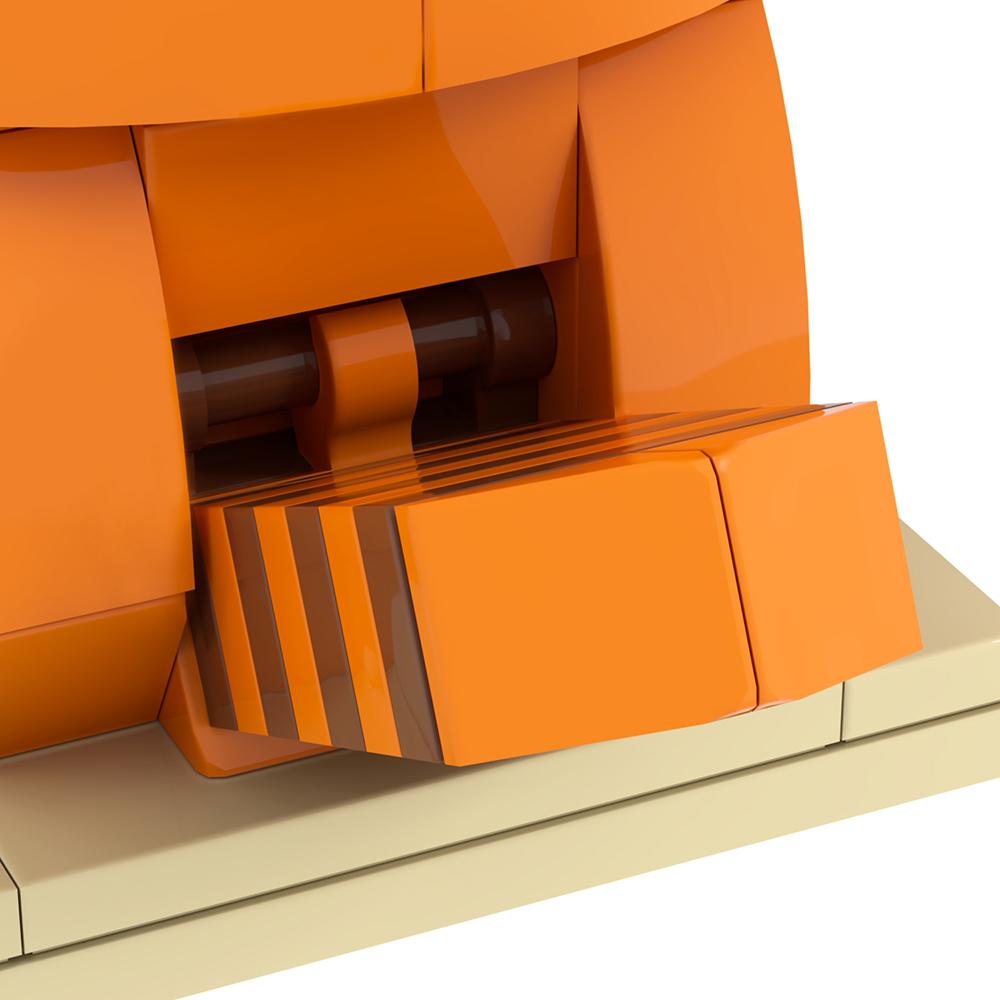 MOOXI Djurserie 152 st. Klossar Röda pandor BrickHeads Byggklossar Barn Utbildningsleksaker För Barn Födelsdagspresent MOC7223