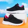 Breathable Boys' Double Mesh Running Shoes - Soft Sole, All Black, Medium to Large Sizes