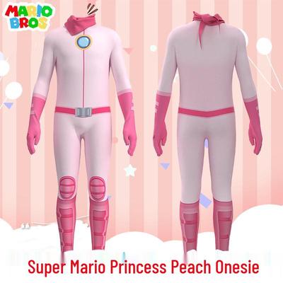 Detský Halloweensky Kostým Body Princezná Peach Nintendo
