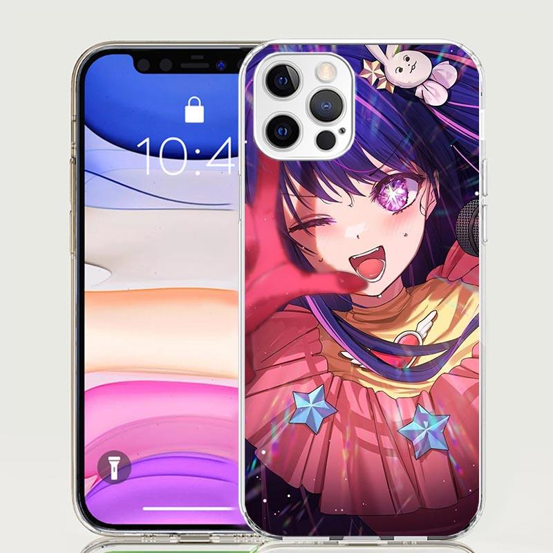 Oshi No Ko Phone Case For iPhone 17 Air 16 15 Plus 11 14 Pro Max 13 Mini 12 7 8 + SE Pattern Art Customized Cover 16 15 Plus 11