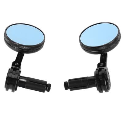 Pár Motocyklové Zpětné Zrcátko Kulaté Retro 22mm Šroub Univerzální Vhodné pro Street Bikes Chopper