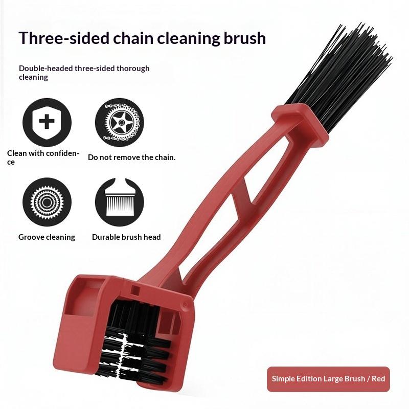 Ins Hot Products Motorcycle Chain Brush Cleaner Plastic Bicycle E-Bikeoutdoor Scrubber Road Care Tools Motorcycle Parts