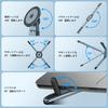 Laptop PC Tablet Aluminum Heat Height Angle Ergonomic Posture Back Pain from Compatible with to Storage Bag Included Stand, Stand, Stand, Alloy,