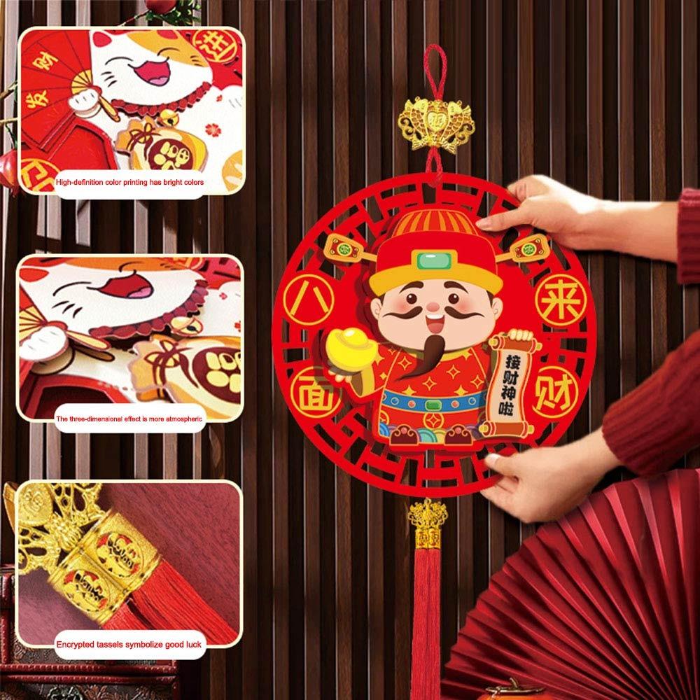 Best Wish Wall Hanging Ornament Chinese Spring Festival Decorations Home Decoration