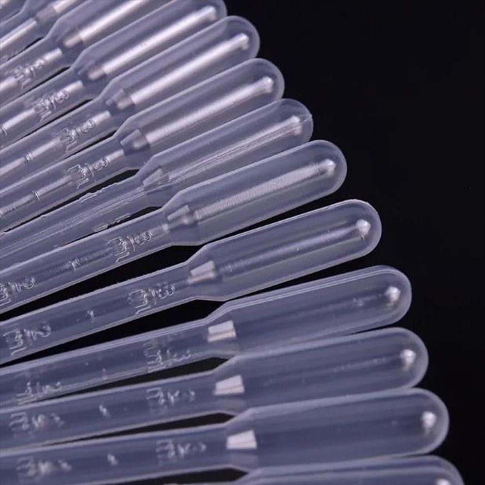 100Pcs Plastic Liquid Dropper 3ml Dropping Pipettes Disposable Eye Dropper Set  Essential Oils