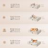 EHEYCIGA Dog Summer Pet Cat Dog High Removable All Suitable for Small and Medium Dogs Bed, Bed, Waterproof, Washable, Bed, Cushion, Resilience, Cover,