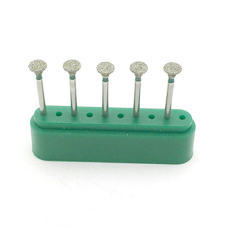 5pcs FG Dental Diamond Burs Wheel Round Edge Type Dia-burs for High Speed Handpiecess Dentist Tools WR-X44C