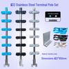 Pulse Electronic Fence Accessory Set: Aluminum Alloy Brackets & Posts (10 Sets) with Free Shipping
