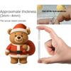 2025 Christmas Calendar 2D Acrylic Advent Bear Tree Ornaments Christmas Calendar for Kids Family Holiday Party Decorations
