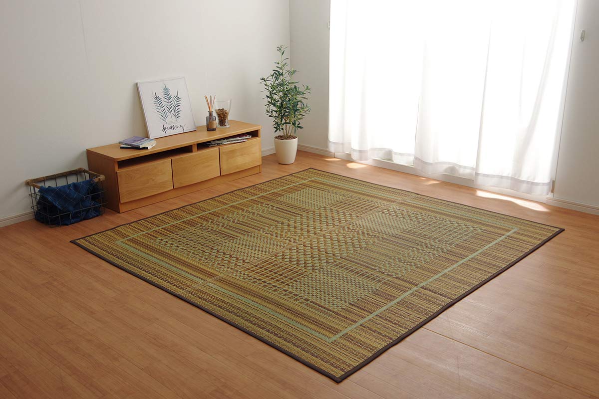 

Ikehiko Rush Rug Carpet NS Prea Brown 191 x 300cm Approx. #8193690 коричневый