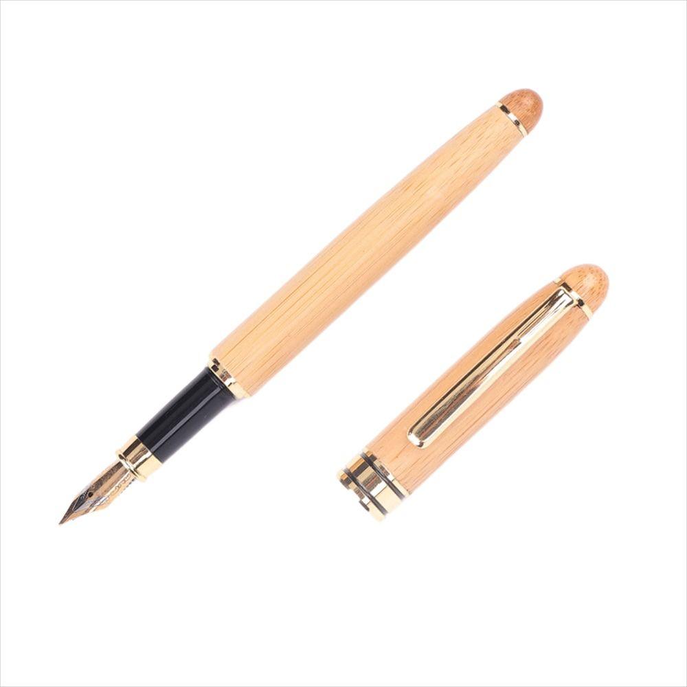 Calligraphy Inking Pen Wood Fountain Pen Bamboo Fountain Pen Nature Bamboo Pen Bamboo Box Pens