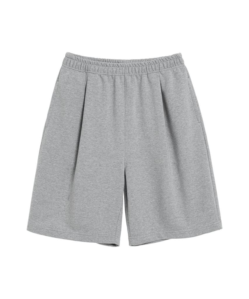 UNIONSTUDIO Single-Pleat Wide Sweatshirt Half Pants ( 5 Colors )