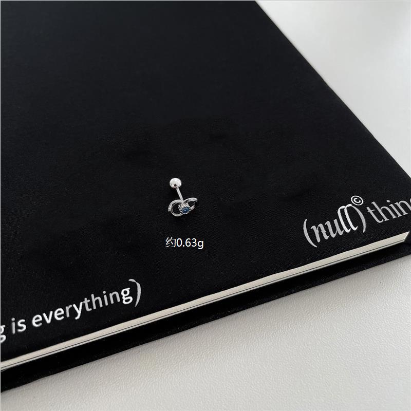 

925 sterling silver niche personality ins wind zircon stud earrings femininity exquisite high sense new jewelry fashion 925 silver