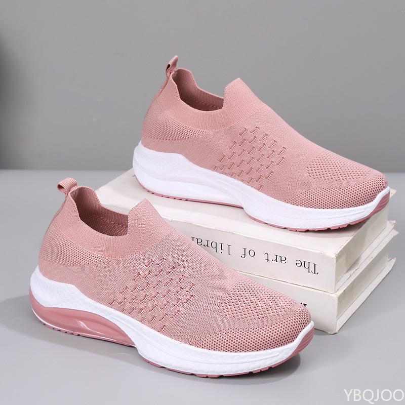 Trendy Sports Women's Shoes New Soft Sole Mesh Breathable Casual Versatile Comfortable Vulcanized Single Shoe Zapatos De Mujer