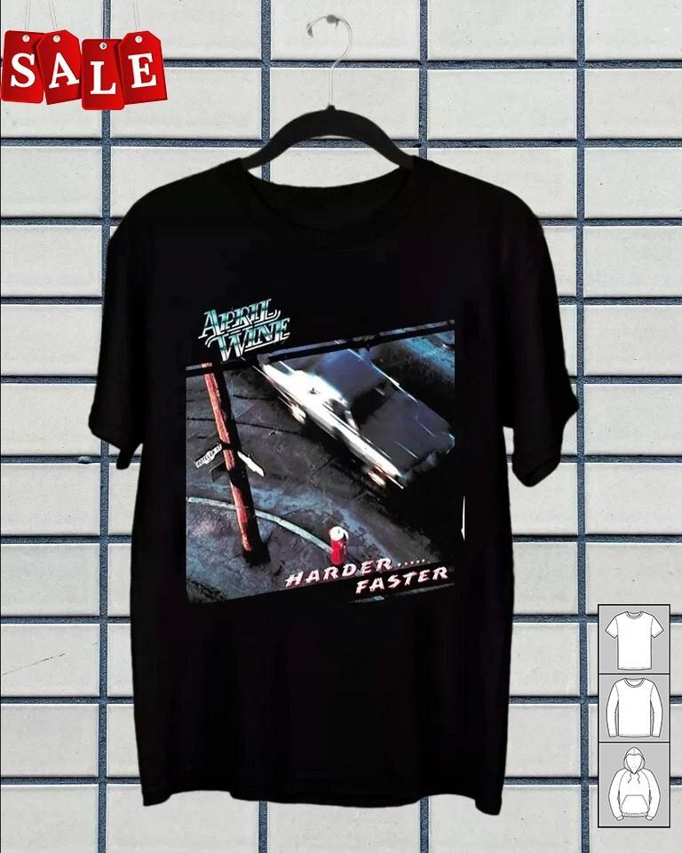 

Hot April Wine Band Harder Faster Gift For Fans Black All Size Shirt WE487 Unisex T-Shirt M