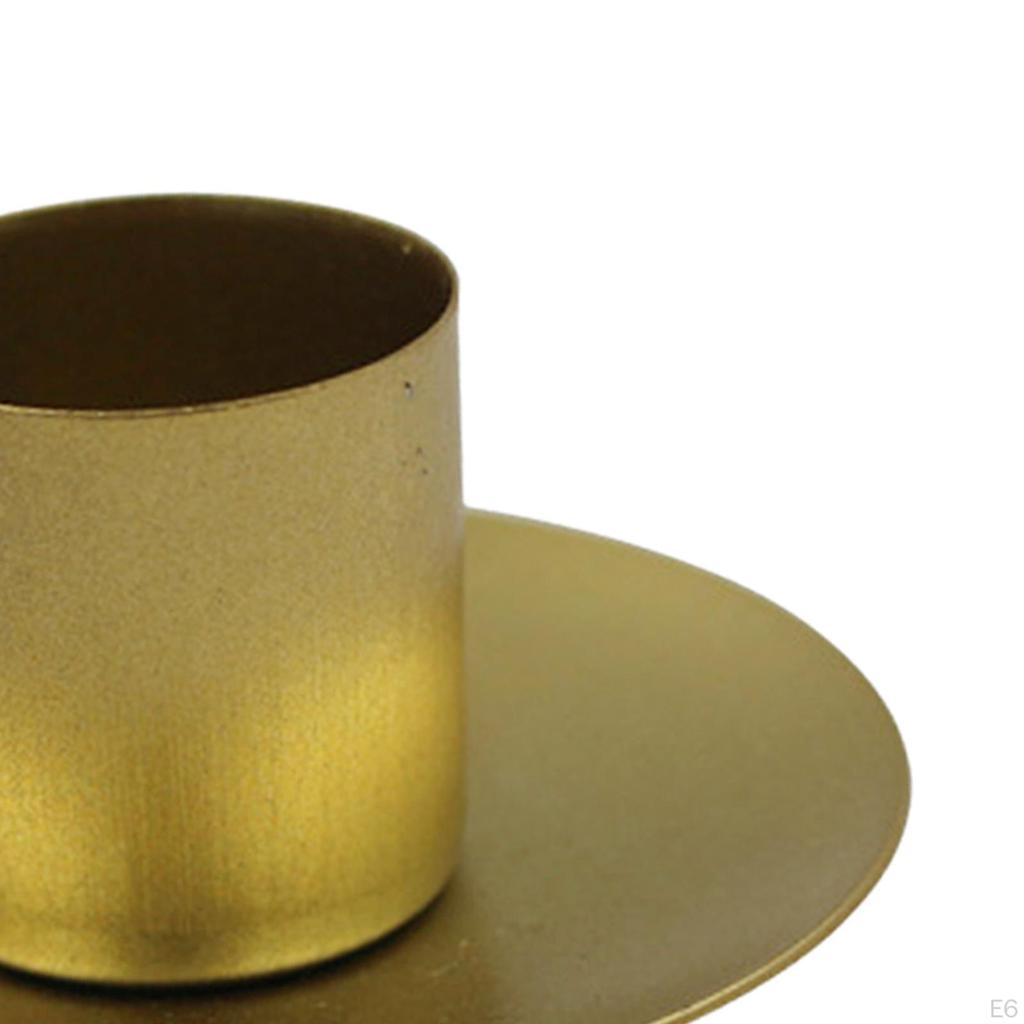 Candle Holder Decor Candlelight Round Nordic Candlestick Holders for Party Christmas Dining